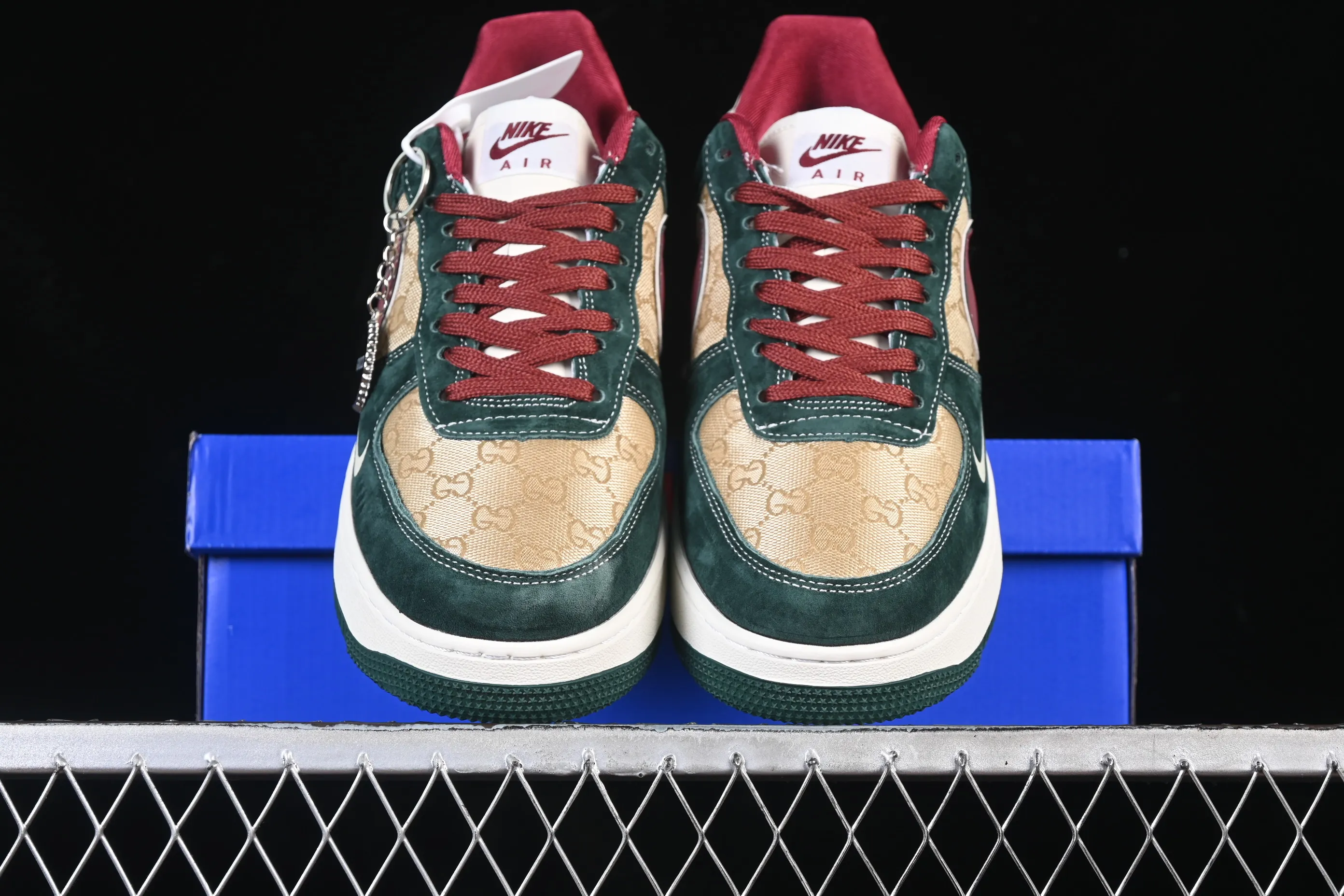 All categories Nk Air Force 1 Air Force series Nk Air Force 1 Low Air Force low top Nike Air Force 1'07 Low Gucci joint Khaki cinnabar hook Air Force 1 low top casual sneakers SY1388-007